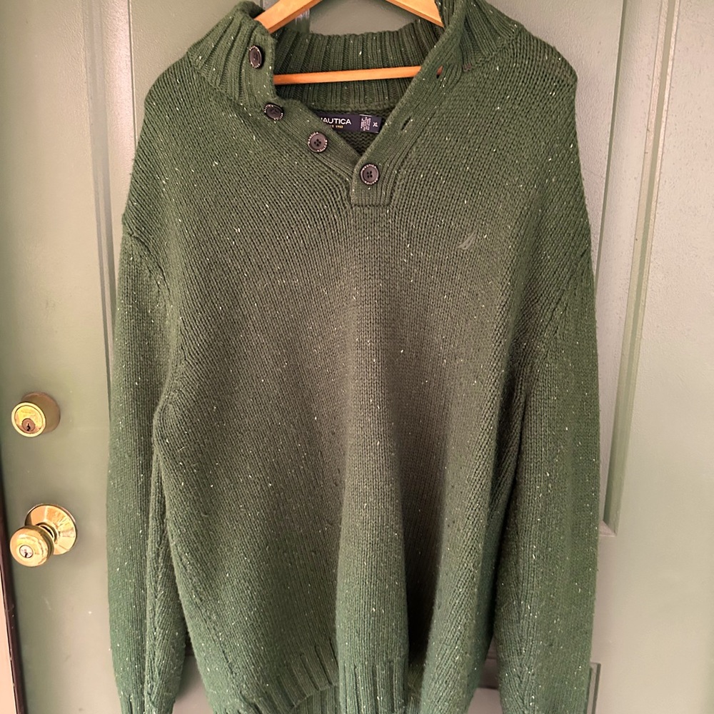 Men’s Nautica Green Sweater XL
